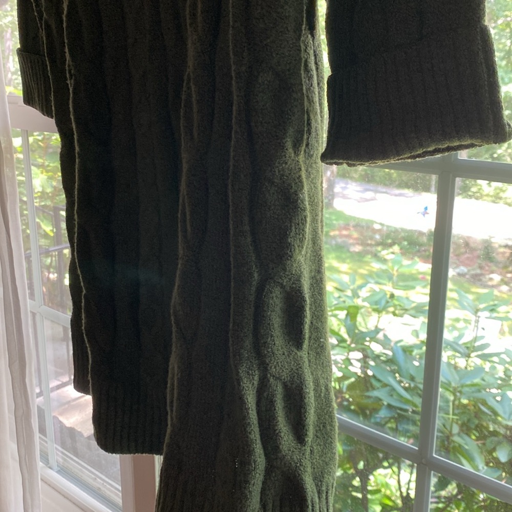 Brand new green sweater dress